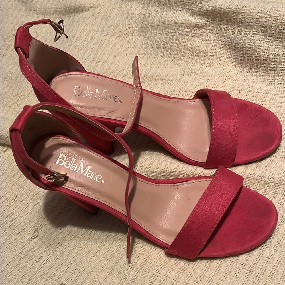 Bella Marie Women's Vibrant Pink Heels